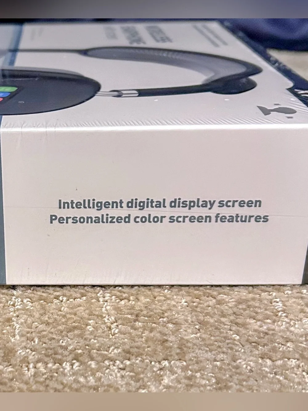 Wireless Over-Ear Headphones with Screen - Black
